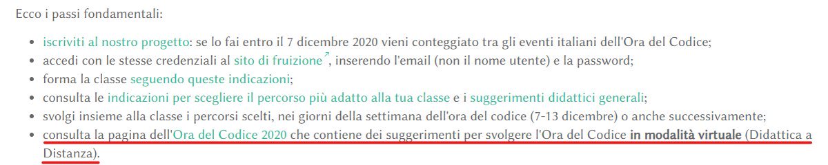 ProgrammaFuturo's tweet photo. Dal 7 al 13 dicembre si svolgerà Settimana dell'#HourOfCode . Partecipa anche tu con la tua #classe! Ecco alcuni suggerimenti per svolgere l'#OradelCodice anche a distanza https://t.co/BJQd6U1Lcy https://t.co/nBfSveSloF