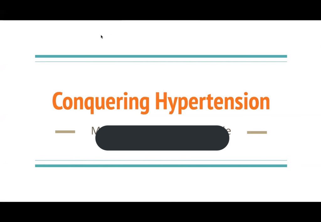 Conquering Hypertension would be a new service in an existing rural community pharmacy. They would offer classes 3x/wk on HTN and lifestyle mods including free BP screenings for those who take the classes. MS has a v high prevalence of HTN throughout.  #UMBeyondDispensing 7/