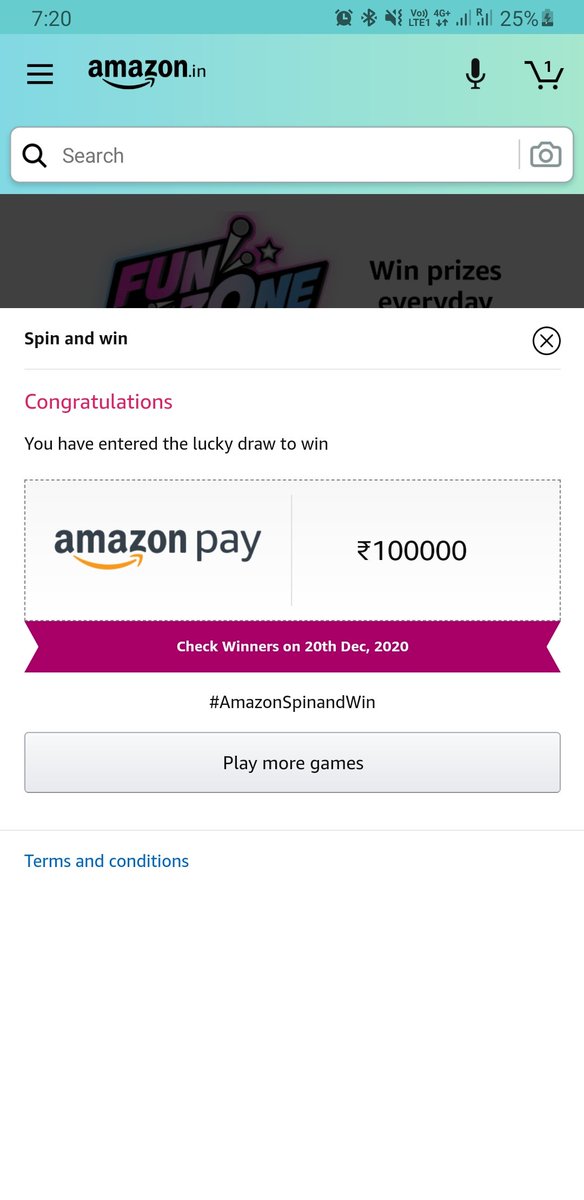 zaksld's tweet photo. #AmazonSpinandWin @amazonIN https://t.co/3wVSbLYtDW