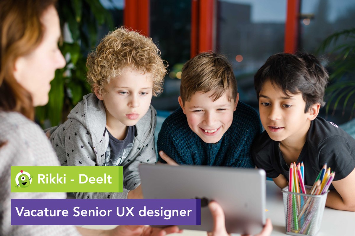 LiselotteGvW's tweet photo. @UXkids zoekt per direct versterking in de vorm van een Senior UX designer. Bekijk onze vacature https://t.co/9NuuBp1jq0 #uxdesign #vacature #ux #interactiondesign #uxresearch https://t.co/mtT64eDNi0