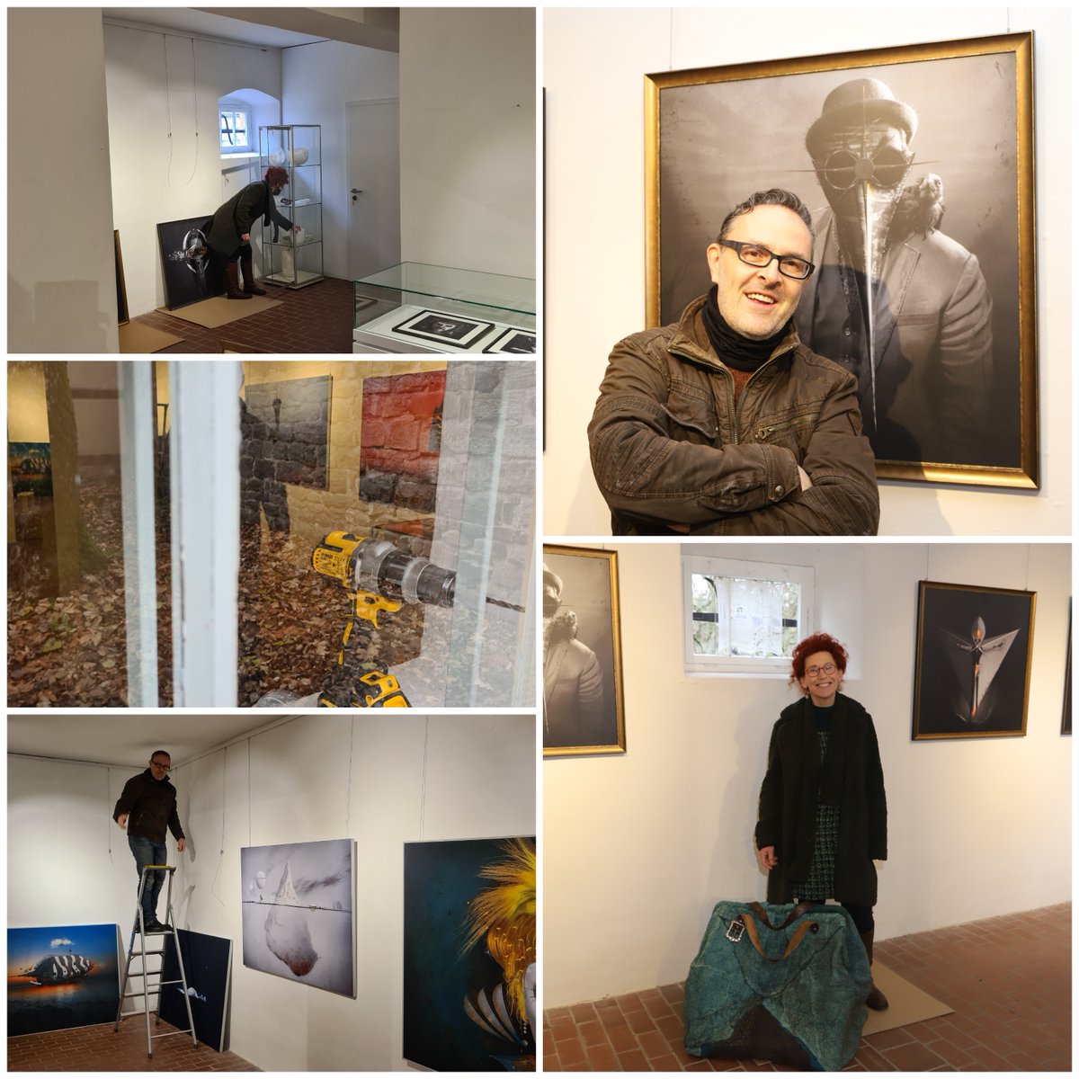 MuseumVessra's tweet photo. Still und heimlich haben wir in den vergangenen Tagen unsere neue #Sonderausstellung vorbereitet. Sobald wieder geöffnet ist, können bis zum 28.02.21 fantastische #Fotografien von Frank Melech und #Textilkunst von Birgit Boden bestaunt werden. #klosterveßra #surrealism #Fotokunst https://t.co/nr8gLHlRuj