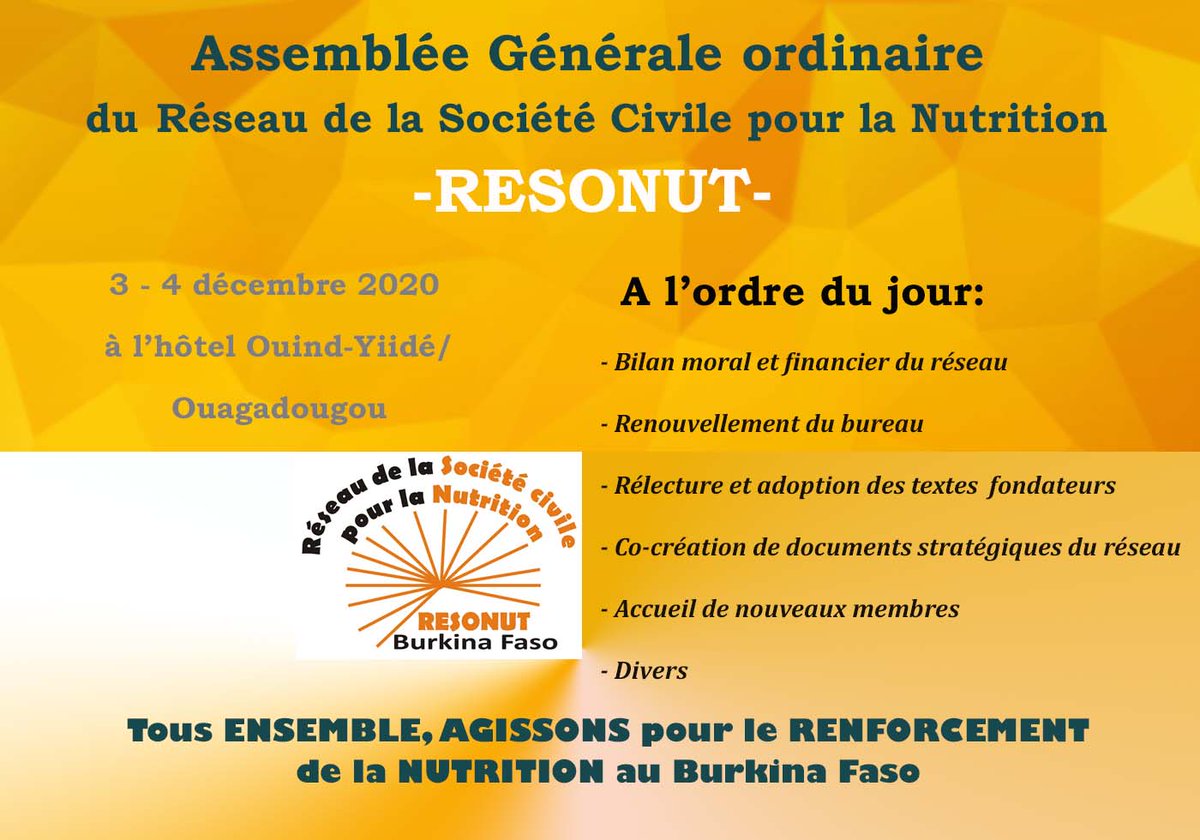 RESONUT Burkina tweet media