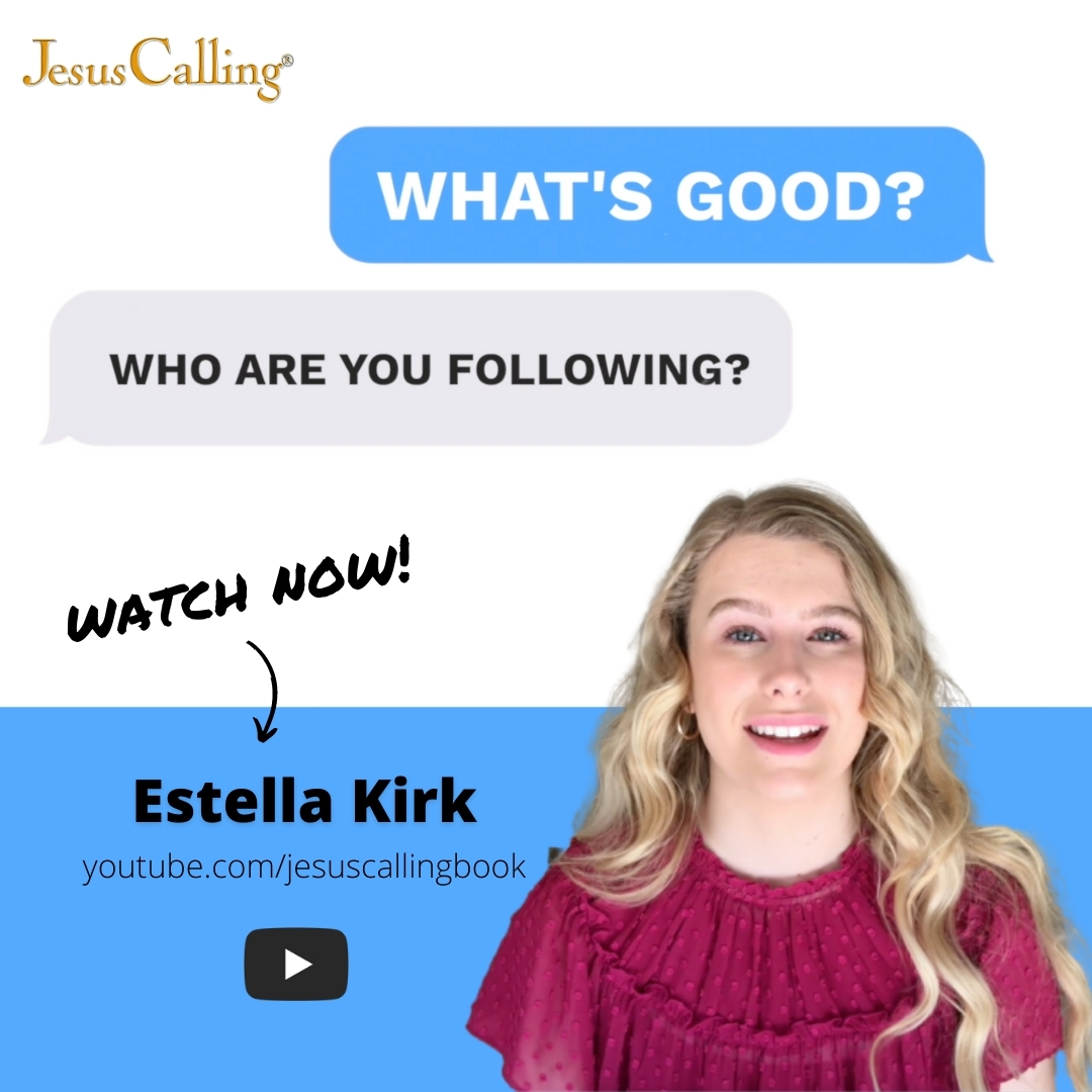 Jesus Calling (@jesus_calling) on Twitter photo “We have to fill our mind with positive and uplifting information.” đź’📱 <a href="/Estellakirk_/">Estella Kirk</a> joins our What’s Good? Series for Gen Z to share how we find our value and fulfillment in God, not the world. Watch here: bit.ly/3qomOe7 “We have to fill our mind with positive and uplifting information.” đź’📱 <a href="/Estellakirk_/">Estella Kirk</a> joins our What’s Good? Series for Gen Z to share how we find our value and fulfillment in God, not the world. Watch here: bit.ly/3qomOe7