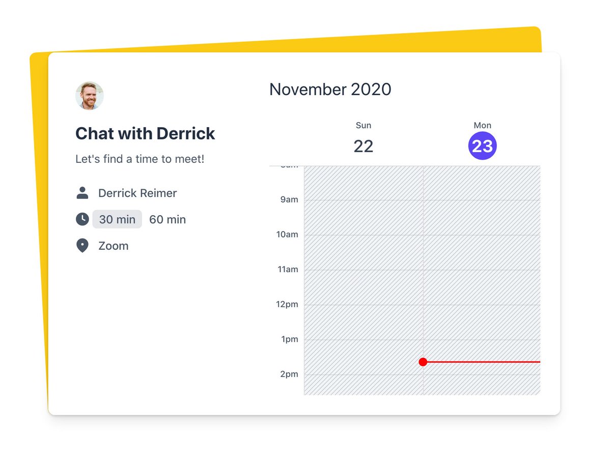 Offer multiple duration lengths for each link. With SavvyCal, recipients can book as little or as much time as they need. With Calendly, you have to create a separate link for every duration variant you want to offer.