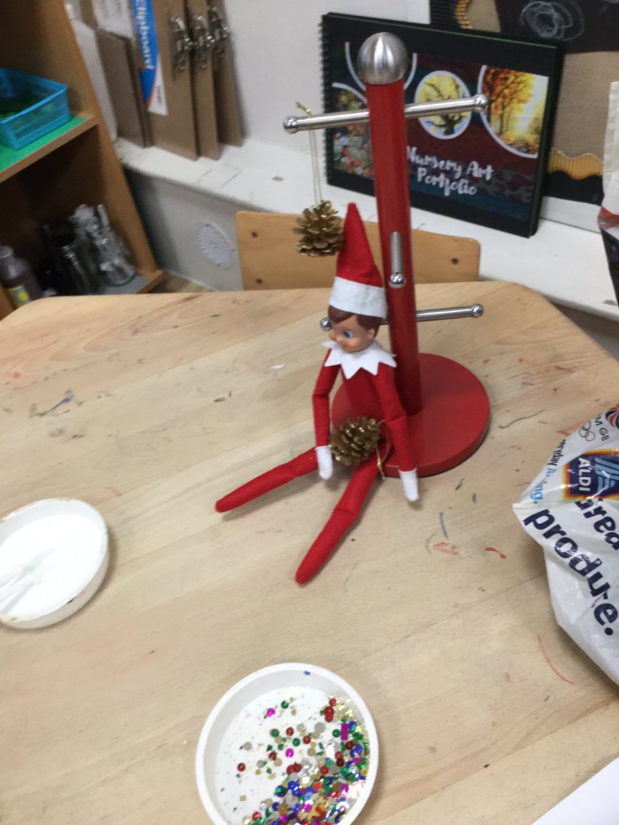 MrsHighcock's tweet image. Dazzle has a special magic door to the North Pole that he uses to report back to Santa each day. The children wanted to write cards and letters for Dazzle to take to Santa #elfontheshelf #letsgetwriting @parishschool1
