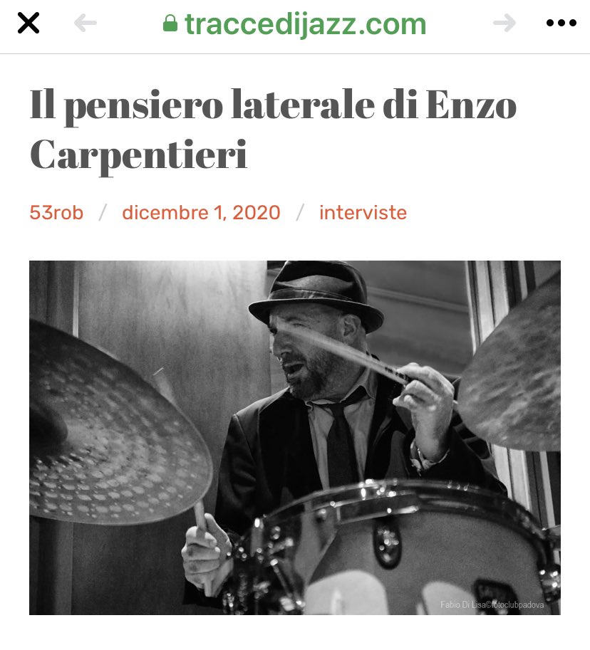 enzo_carpenter's tweet photo. https://t.co/3B4jtkIabG interview by Roberto Dell’Ava https://t.co/teLGL73QbH