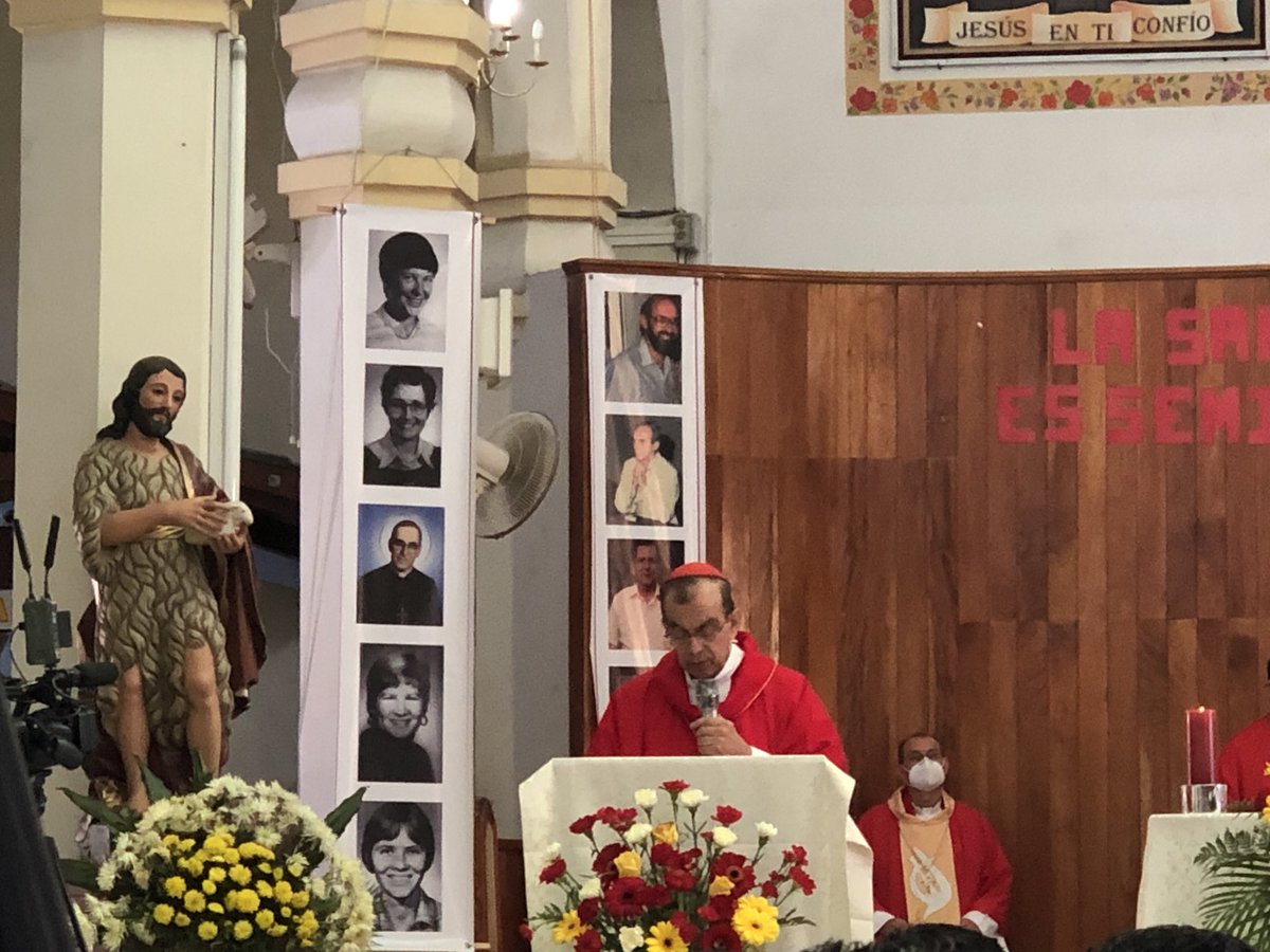 The cardinal said the martyrs are “those who walk in the footprint of Jesus”