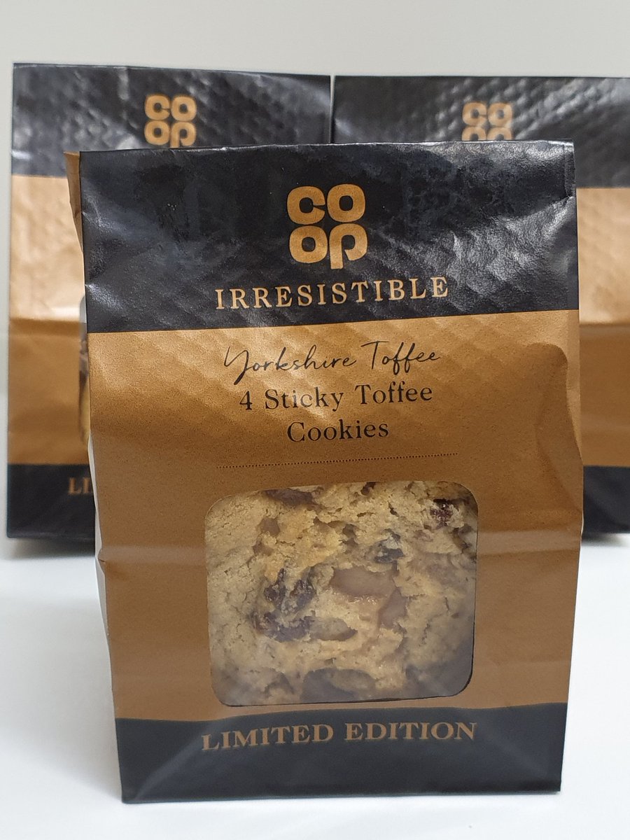 CanhamsRoad's tweet photo. ☆☆NEW INSTORE TODAY☆☆
Limited edition, Sticky Toffee Cookies. Get them while you can!
#stickytoffee #cookies #coop #sudbury #cornard #itswhatwedo @naomirachelbro1 @alexball63 https://t.co/IPFRhAJOce
