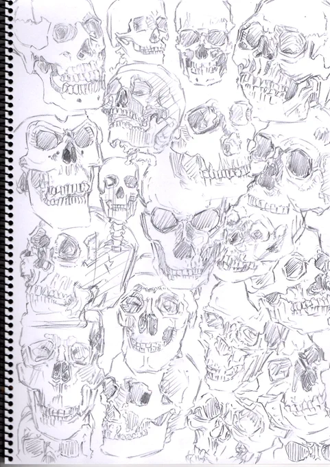 寝る前drawing 