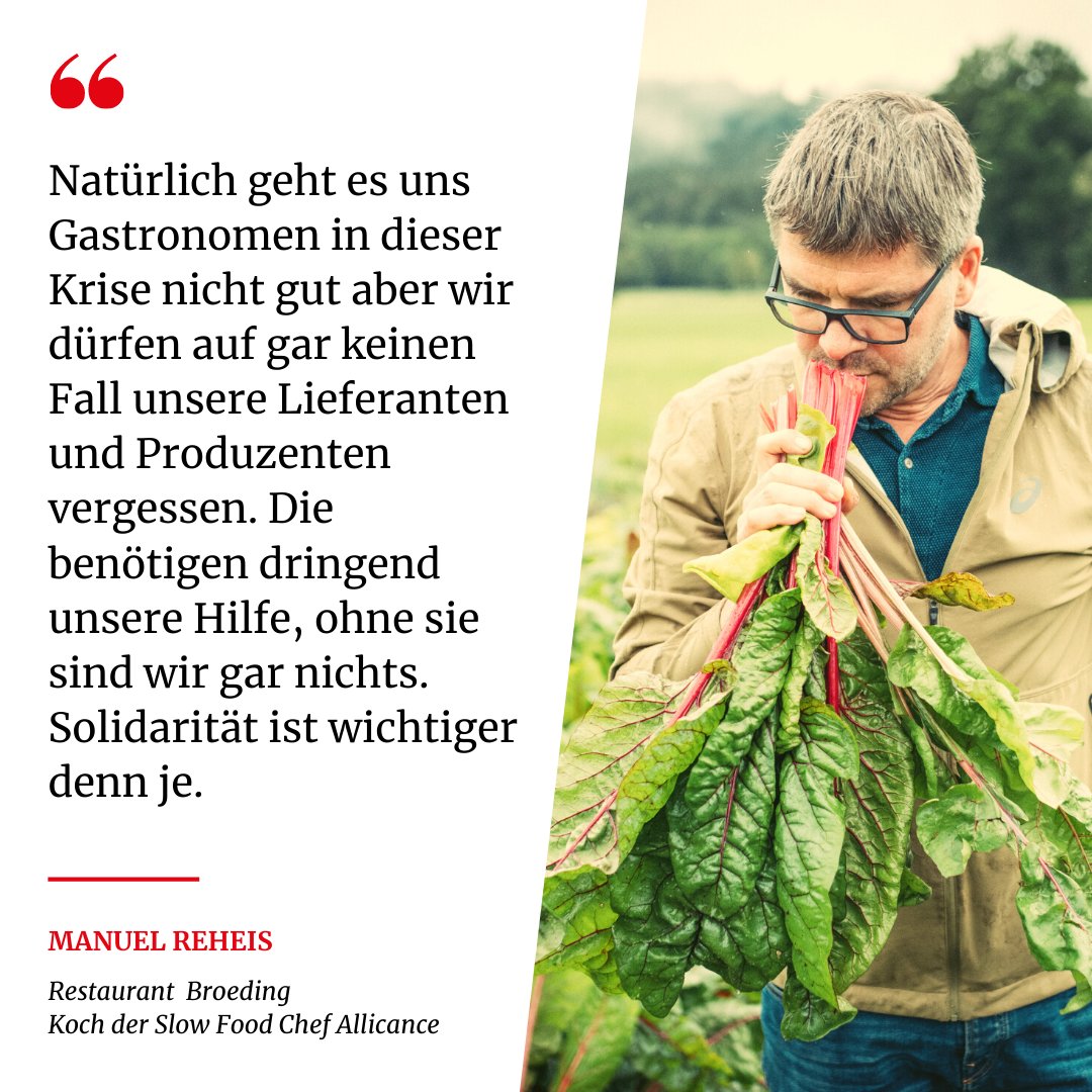 Slowfood_de's tweet photo. Im #Lockdown wird viel über die Gastronomie gesprochen. Doch wie geht es den Menschen dahinter eigentlich? Hier kommen Gastronom*innen aus unserem Netzwerk zu Wort.
Heute: Manuel Reheis von der Slow Food #ChefAlliance, @broeding_muc
#gastronomie
(c) daslichtbildstudio https://t.co/TfGUfvS9Fy