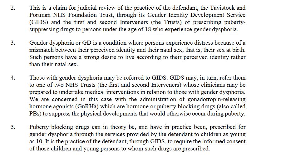 3/ So what is the  #KieraBell legal review case & ruling about? The prescribing of puberty-suppressing meds to those under the age of 18 who experience  #GenderDysphoria, by the  #Tavistock, through its Gender Identity Development Service (GIDS). https://www.judiciary.uk/wp-content/uploads/2020/12/Bell-v-Tavistock-Judgment.pdf
