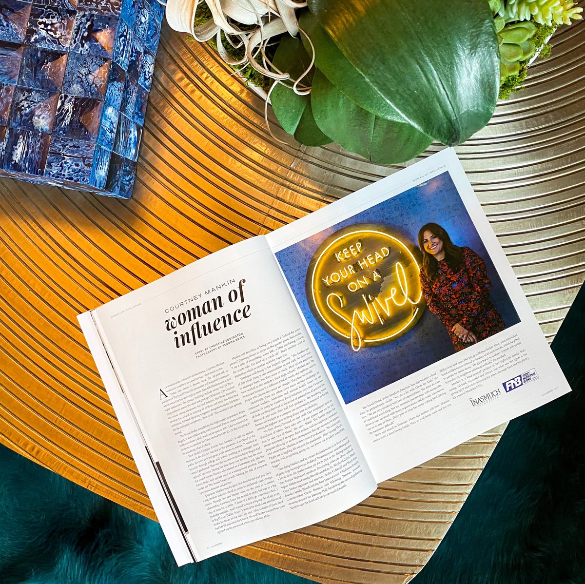 Have you seen the newest issue of <a href="/luxieremag/">LUXIERE Magazine</a>? ✨ Our very own Social Order President, Courtney Mankin is featured as this edition’s Woman of Influence👏 We are all positively influenced by Courtney on the daily, and wouldn’t be where we are today without her leadership! #theSO