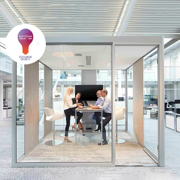 Thrilled that our Bosse Room-in-Room is a finalist in Interior Design's Best of Year Meeting Room/Pods category. Winners will be announced during a virtual award ceremony on December 8th at 1:00 pm