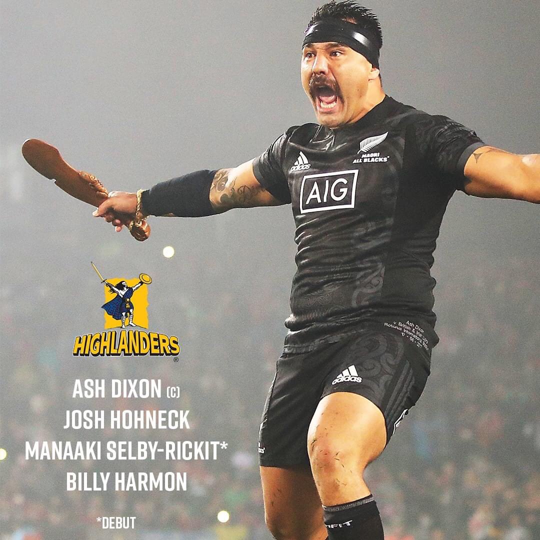 Four Highlanders named in the Maori All Blacks side to face Moana Pasifika on Saturday π₯ Returning Highlander Prop Josh Hohneck features alongside the newly named Billy Harmon! Manaaki will make his debut and Ash has been announced as Captain ππ½
#WeAreHighlanders https://t.co/Es9uyQo5FA