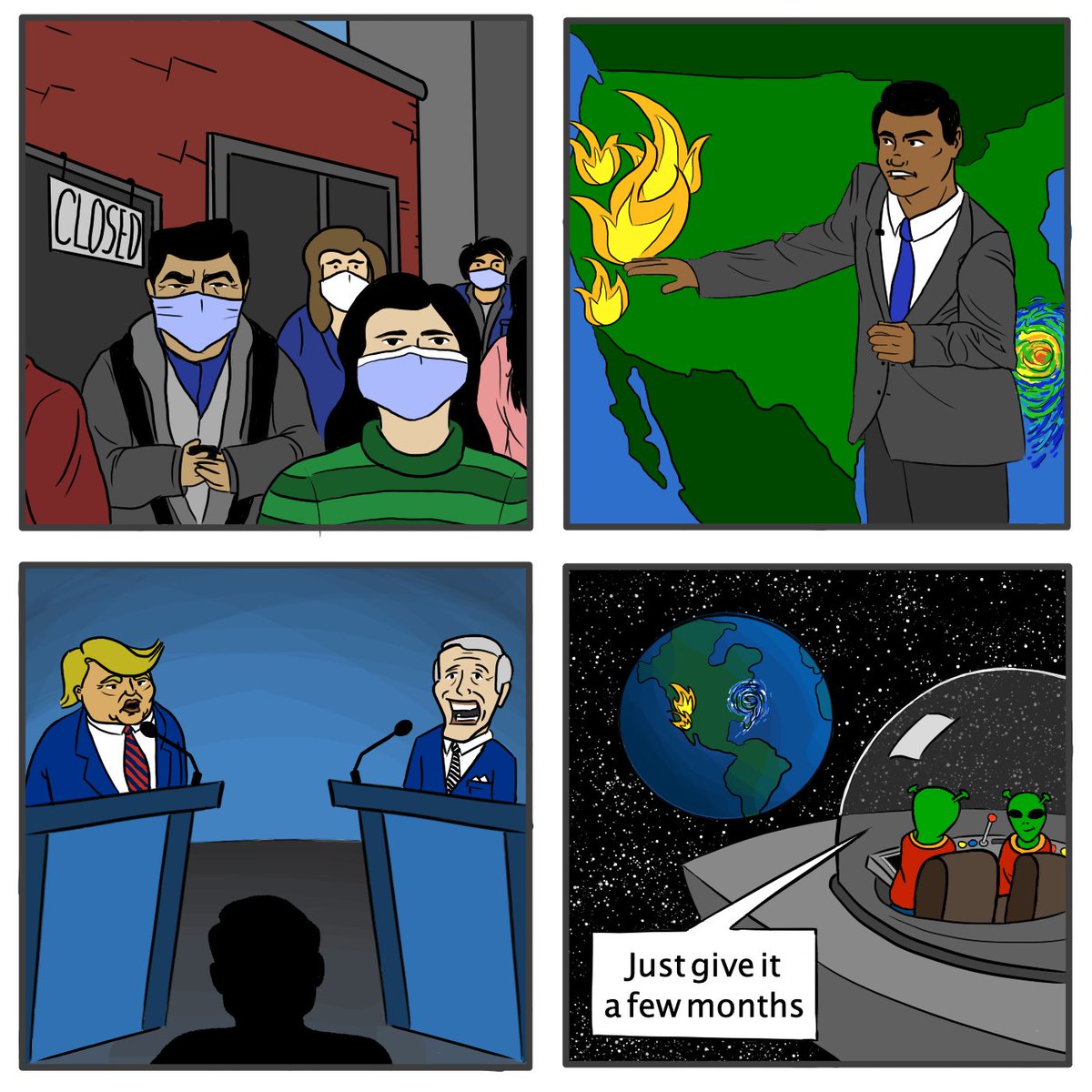 DiscourseClubPU's tweet photo. Hey 2020, what's next?

"2020" from Kyle Howard. Find more cartoons like this at https://t.co/tgqvwl3d9L https://t.co/MKgUZ1tYdQ
