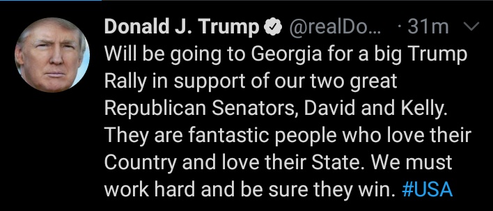 MillennialIll's tweet photo. Well the devil went down to Georgia, he was lookin for a soul to steal. He was in a bind, he was way behind, he was willin to make a deal.
#TrumpCrimeFamily #TrumpMeltdown https://t.co/JOKci5T8Fj
