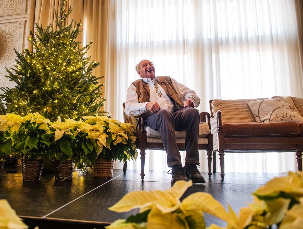 Happy 101st Birthday, Klaus Obermeyer! Find out how this true Aspen icon is celebrating this year (hint: it's nothing like his grand 100th celebration) bit.ly/3lvQnXK