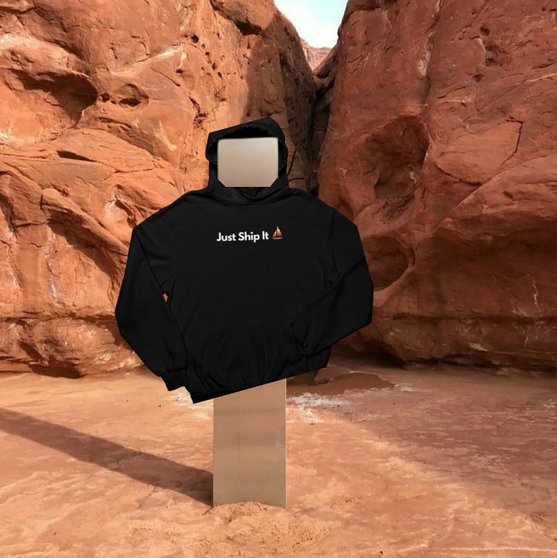 No wonder why it left. Poor thing must have been freezing out there alone.

Good thing we had a spare hoodie on hand.