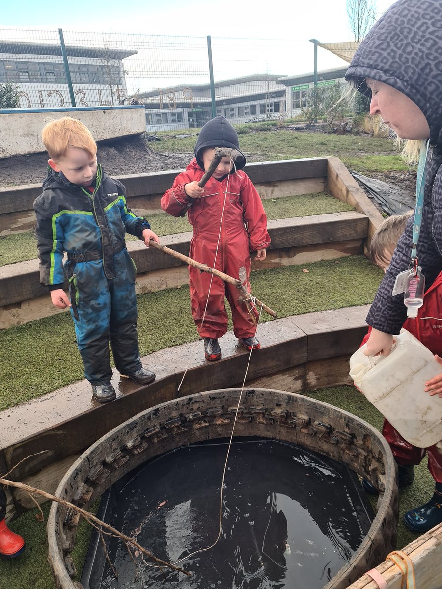 CherryTreeEYC's tweet image. Some spontaneous fishing in our Butterfly garden today!