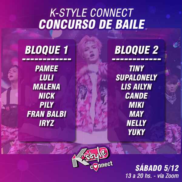 kstyleevento's tweet photo. 🌟CONCURSO DE BAILE🌟

¡Disfruten mucho sus presentaciones!

🎫 Entradas ARG y LATAM:
https://t.co/nJ6cdstGWl

💜 Sábado 5.12.20:
https://t.co/PE0lwd2xJi

🌎 #KstyleConnect ¡Evento Online para Argentina y toda Latinoamérica! https://t.co/YX9oDYiybo