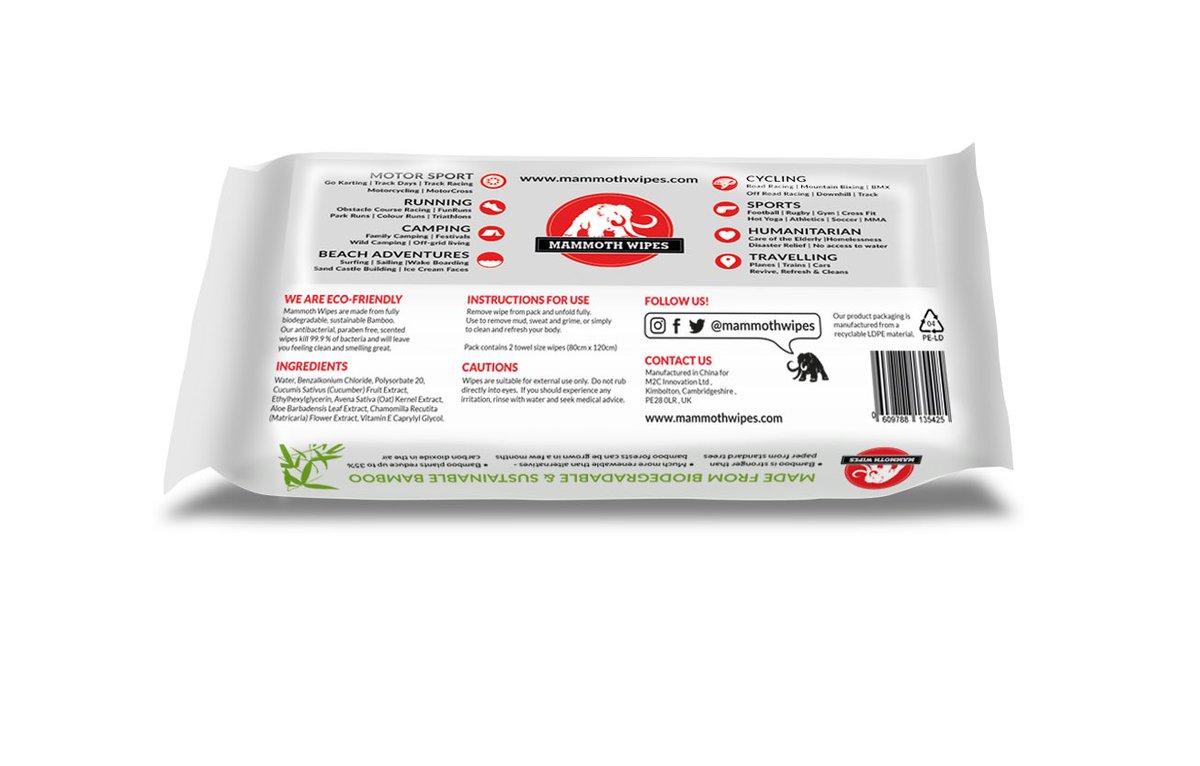 We all need something to look forward to so here is a sneak peek of the 2021 packaging plus a new wood sage and sea salt scent for our #mammothwipes