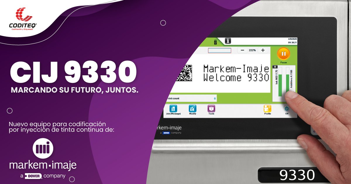 coditeq's tweet photo. Marque permanentemente su futuro con códigos de calidad. Un nuevo equipo de #codificación #CIJ Inyección de tinta versátil, que evolucionará con su empresa ha llegado a Coditeq...

Permítanos asesorarle en https://t.co/nfPmAiAti8 https://t.co/Gx9x5uUoCz