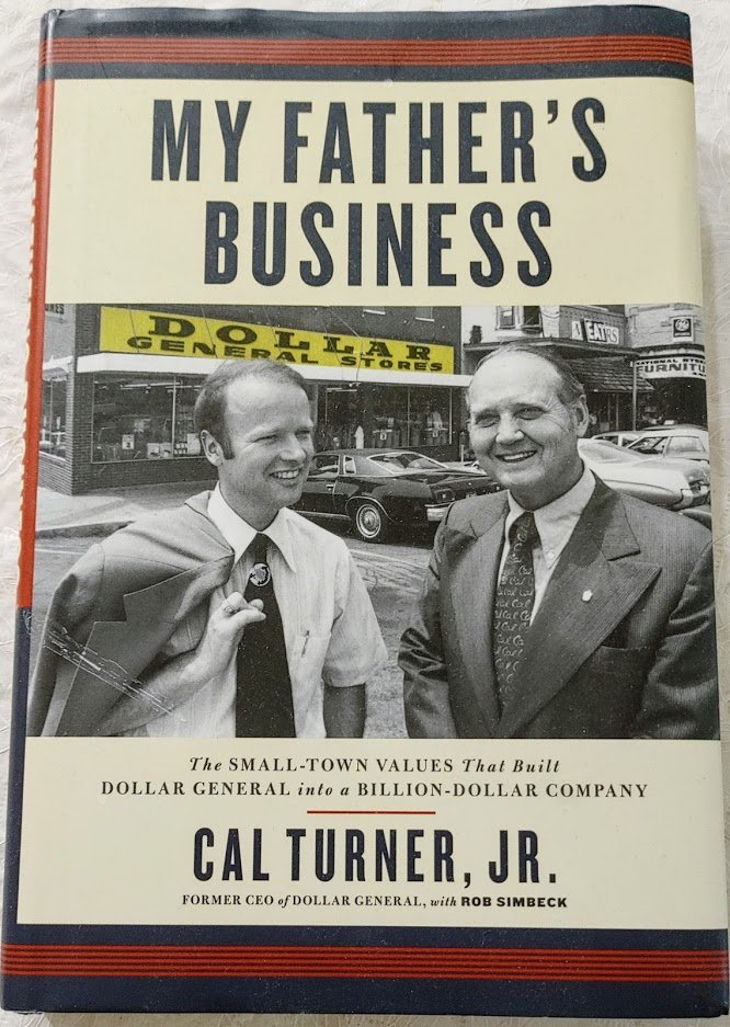 1/ Recently finished My Father's Business by Cal Turner Jr. about the rise of Dollar General  $DG from a small town discount store to a multibillion-dollar retail giant and really enjoyed it. As w/most books of this genre, there was fluff, but lots of great lessons too. More 