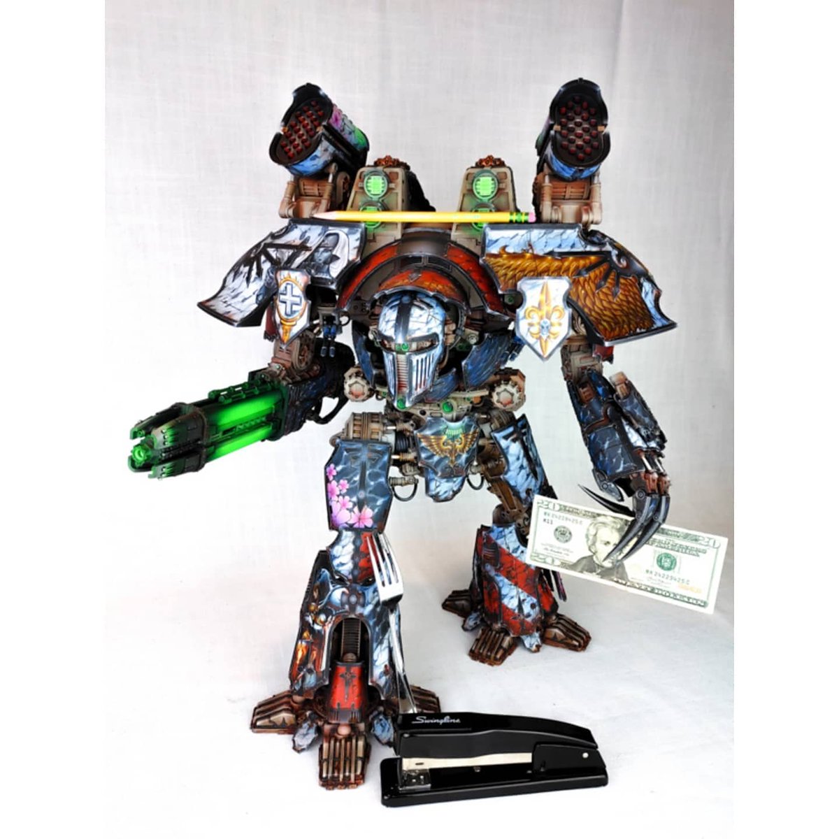 NOVACharity's tweet image. A Pencil, a Fork, a Stapler, and a $20 Bill?

The Warlord Titan comes with an acrylic game aid from @tntlaserworks and it's own protective rolling trunk with custom cut foam from KR Multicase. 

novaopenfoundation.org/2020-raffle