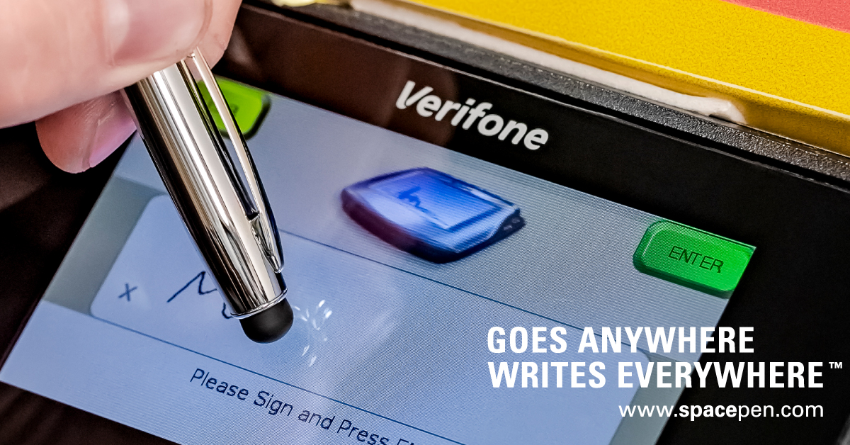 FisherPenCo's tweet photo. More Safety First savings! For a limited time, we’re offering 20% off on our X750, BG/Sx, and M4s Stylus pens, useful on touchscreens at ATMs, grocery stores, and more. Use code: STAYSAFE. https://t.co/0aUeNVqlBx #SPACECRED #Autoclavable #Safety #FisherSpacePen #SpacePen https://t.co/vnkxXuM0Cm