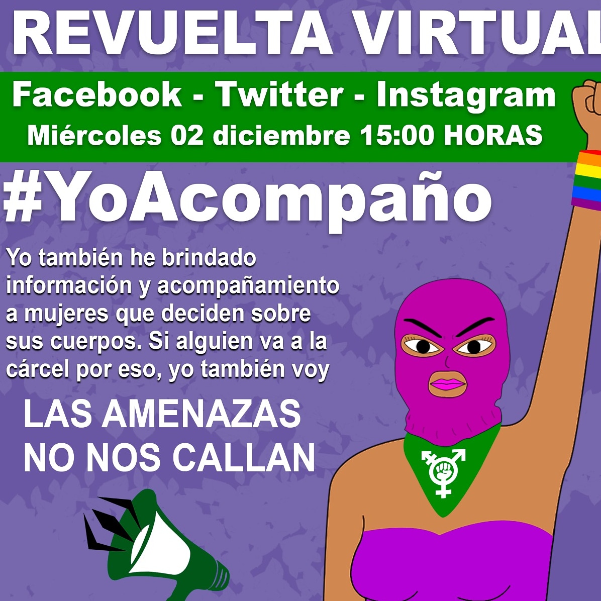 #YoAcompaño #AbortoSeguro #NiñasNoMadres #Bolivia