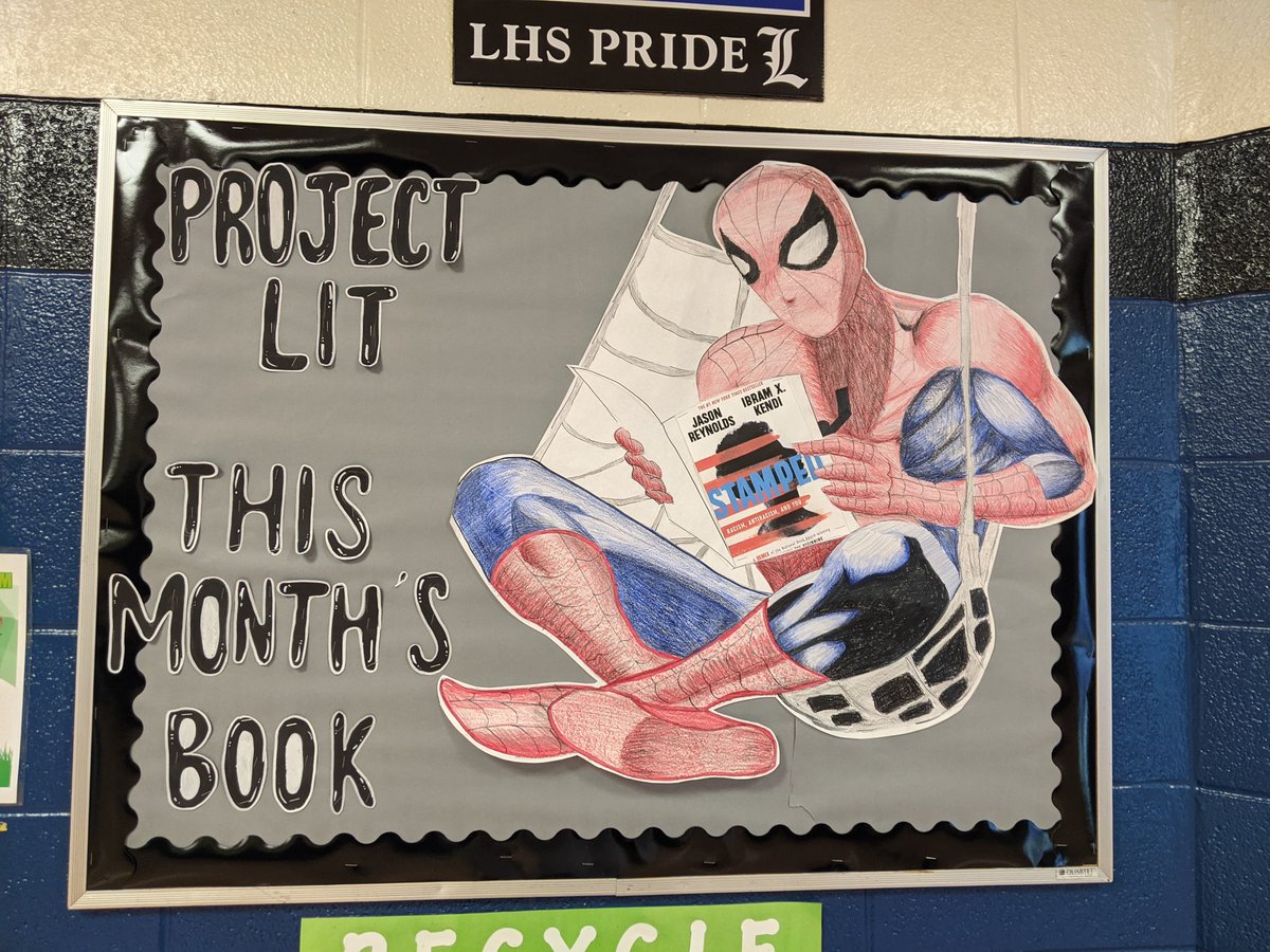 Thanks to the fabulous <a href="/MsLeaderArt/">Ms Leader</a> and her students for the board! Our final meeting of the semester is Dec. 8. Join us to finish our discussion of #Stamped  &amp; to celebrate making it through 2020! 🎉🎊🥳
<a href="/LHSintheNews/">LaVergne High School</a>