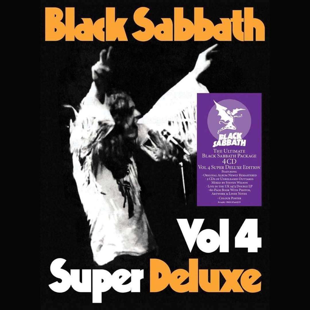 Honoured to be working on the catalogue of the mighty @BlackSabbath with the announcement today of an expanded reissue of the band’s classic album Vol 4. That’s right folks, it’s a deluxe edition box set!