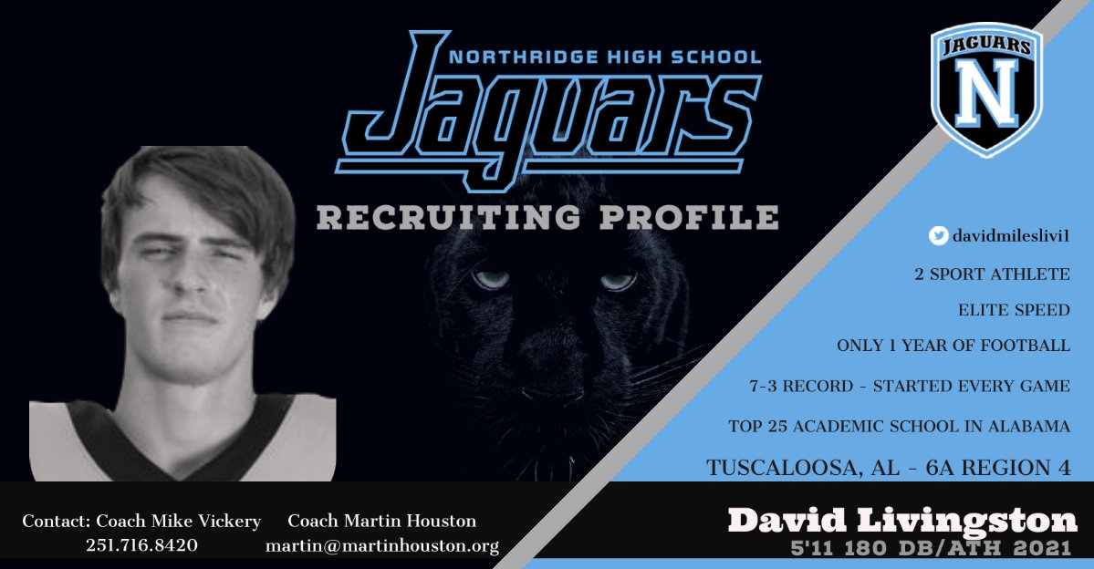NHSJagFootball's tweet photo. 2021 Prospect Updated Info: 
David Livingston - 1st year player! Big Time Player and Speed with huge upside
HUDL Link: https://t.co/FR3HwZcnKi https://t.co/O7esg8hYNp
