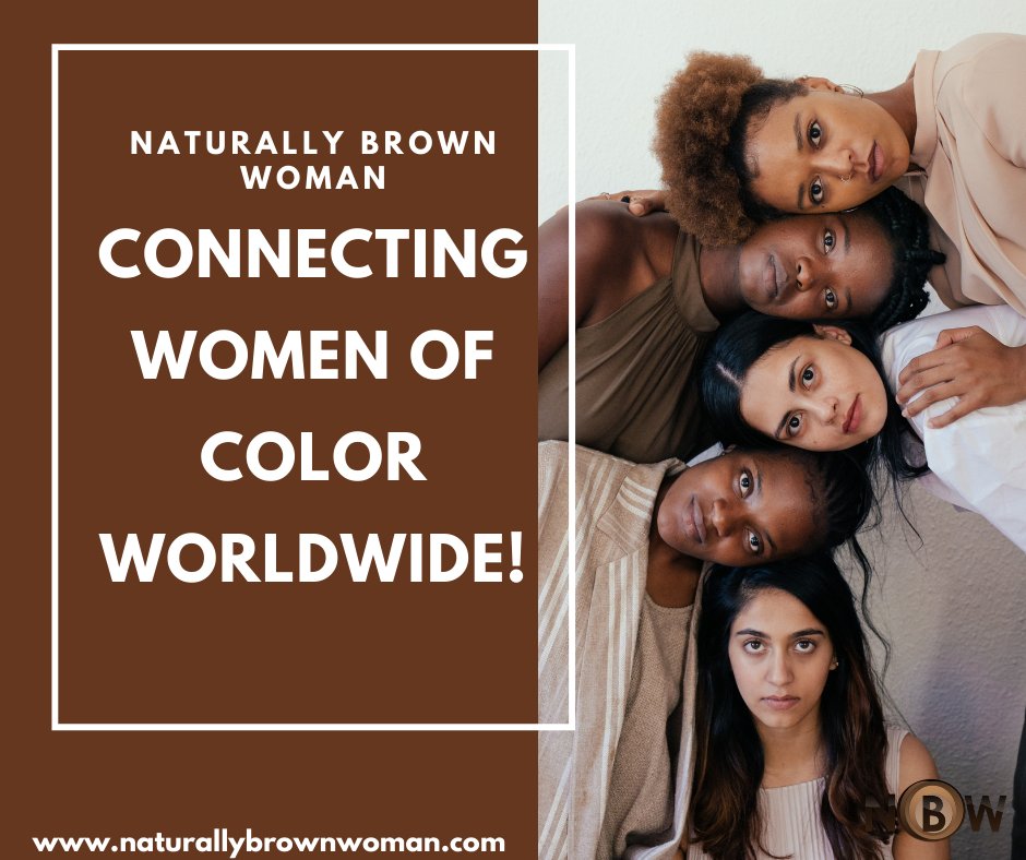NBWresource's tweet image. Connecting Women of Color Worldwide! 🌎✊🏽✊🏾✊🏿

Visit naturallybrownwoman.com for resources for hair care, skin care, nutrition, and much more!