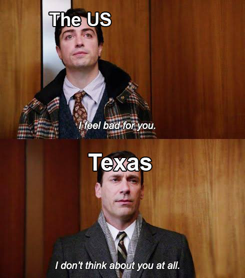 TexasHumor's tweet photo. Texas lives rent-free in everyone's minds https://t.co/F9tQllPSMX