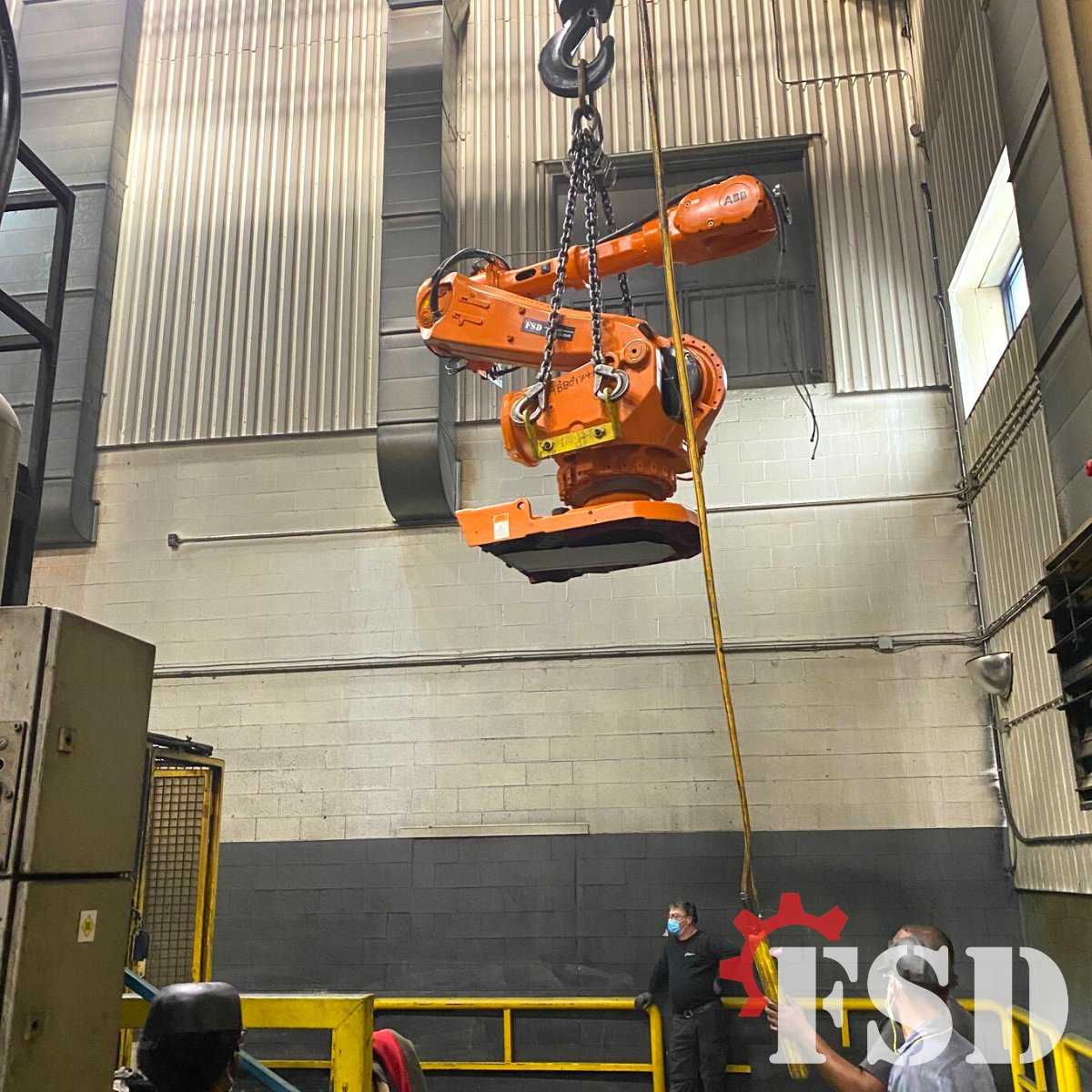 FsdRobotics's tweet photo. FSD #Robot techs save the day again at customer site preventing further downtime with #robot replacement!
Your Industrial #Robots are in good hands! Whether for emergency repairs or on-site #maintenance โ We can help!
#fsdrobotics #industrialrobotrepair #robotmaintenance https://t.co/lfRUWffFxc