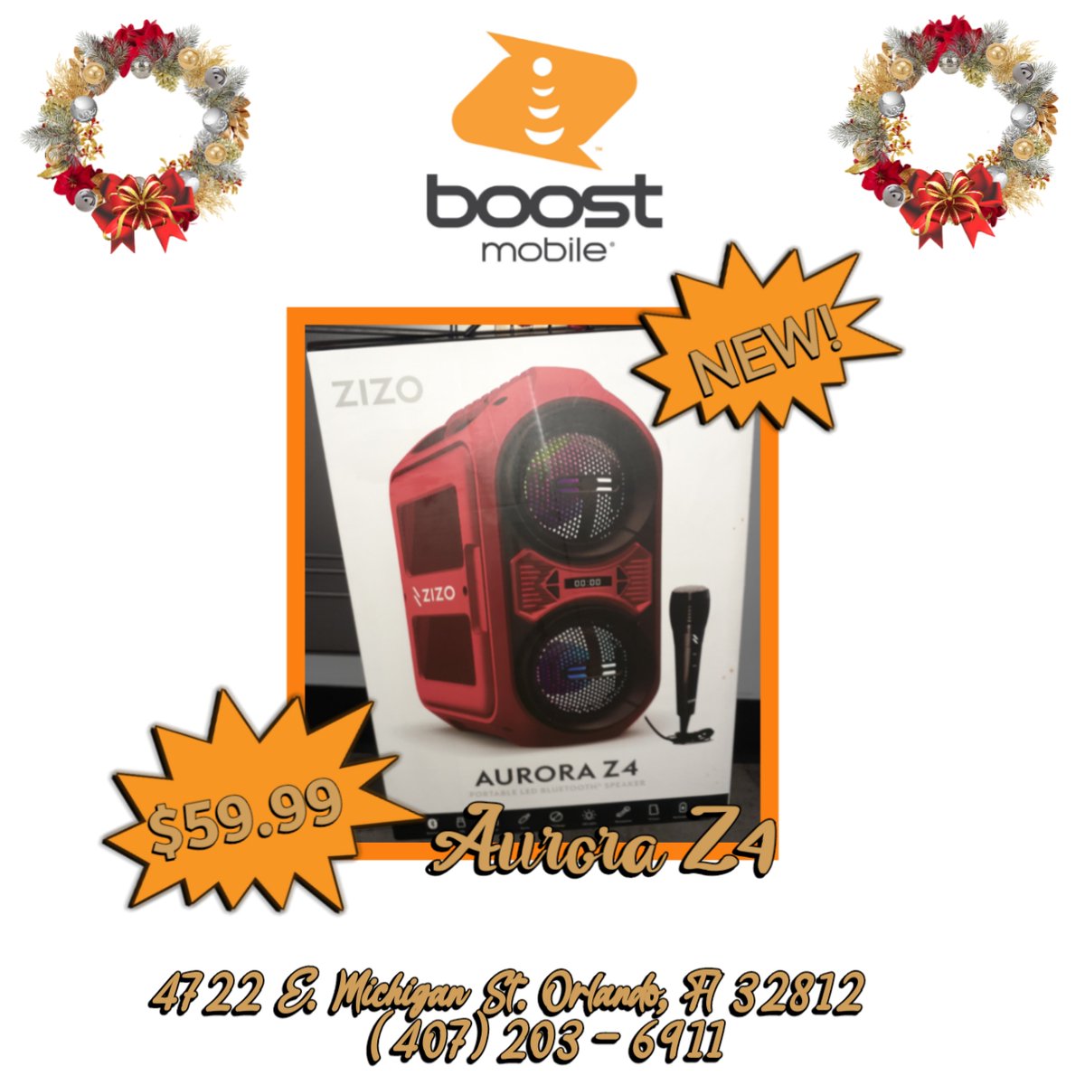 BoostMichigan's tweet image. AURORA Z4 $59.99