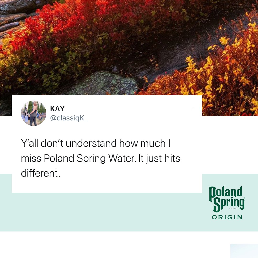 Originwater's tweet image. Guess what, @classiqK_ ? There’s no need to miss us any longer. #PolandSpringOrigin is now available anywhere you are outside of the Northeast, too.