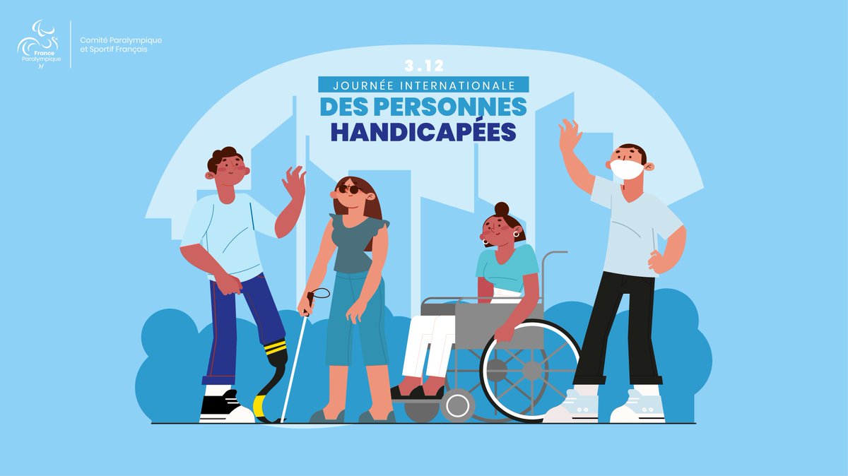 Demain, <a href="/FRAparalympique/">Comité Paralympique et Sportif Français</a> se mobilise pour la journée internationale des personnes handicapées. L’occasion de rappeler que le sport n’est pas accessoire; qu’il est un outil puissant de bien-être, d’inclusion dans la sphère sociale, professionnelle, citoyenne.
#JIPH2020 | #Handicap