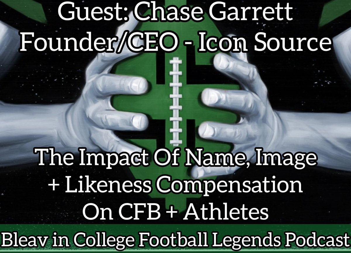 thesportsjesus's tweet photo. The #CFLPod w @ChaseGarrett23 @iconsource_ breaks down NIL's ramifications on #CFB
Tap 4 more on @BleavPodcasts -
https://t.co/QSBycEDyYW https://t.co/maMGxgDW0m