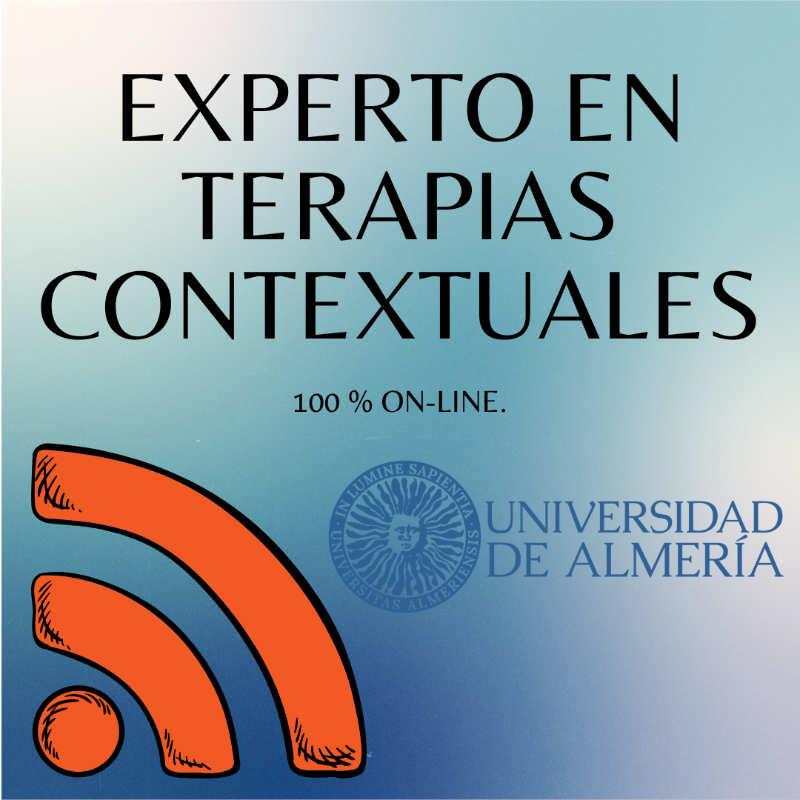 Contextuales's tweet photo. Totalmente on-line. Pagos fraccionados. Con la posibilidad de continuar hasta el nivel de Máster. Estudia en la Universidad española pionera en Terapias de Tercera Generación. Desde cualquier lugar del mundo. Infórmate