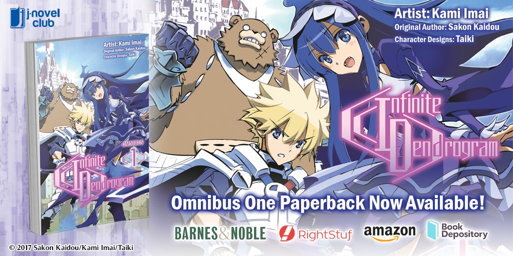 J-Novel Club on X: Infinite Dendrogram (Manga) Omnibus 1 Paperback - Now  Available! Barnes & Noble:  RightStuf:   :  Book Depository