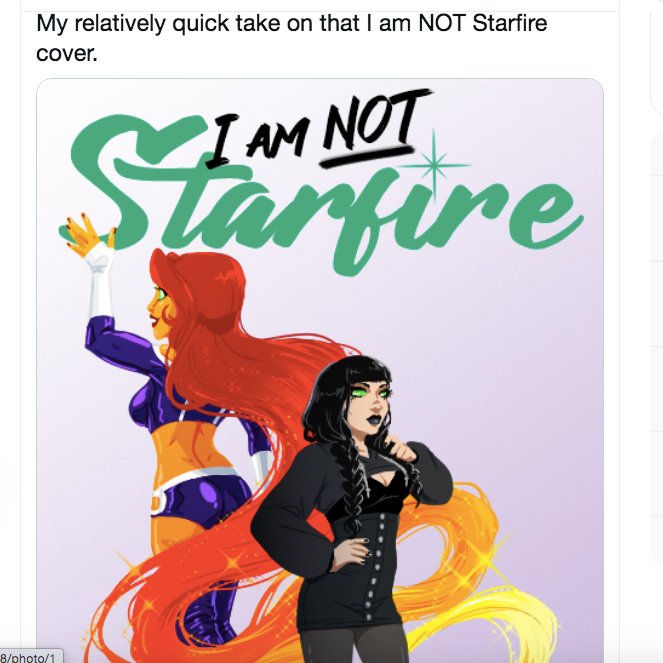 Twitter 上的 Teen Titans Screens Ok Look I M Not A Fan Of That Character Design For Starfire S Daughter Either But Can We Please Not Do Fat Shaming This Is Not A Good Look And
