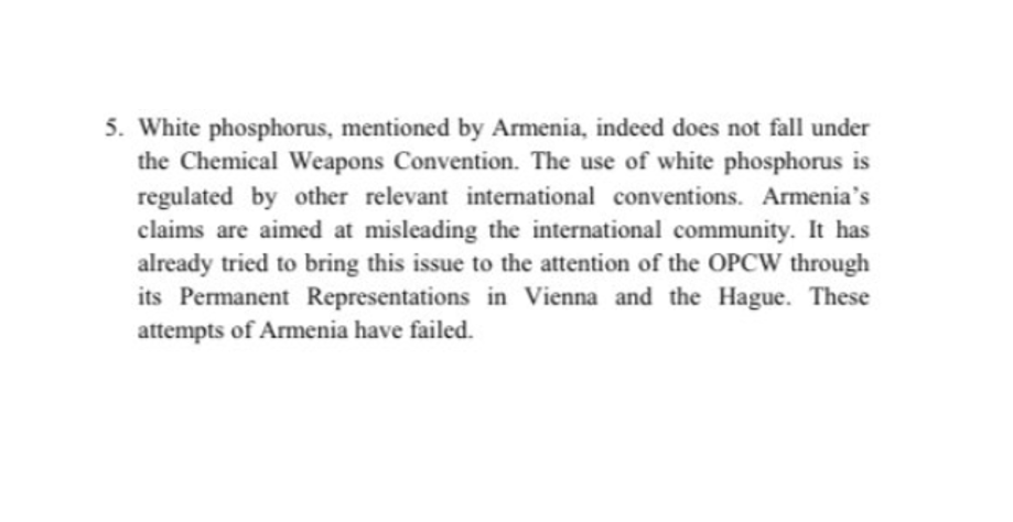 Claim #5: White phosphorus is not a chemical weapon. According to the CWC, any chemicals used against humans or animals that cause harm or death through the toxic properties of the chemical are considered chemical weapons.  http://news.bbc.co.uk/2/hi/americas/4442988.stm
