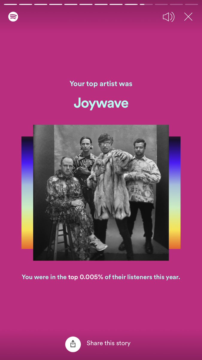 nikigator's tweet photo. @joywave made the top of my #SpotifyWrapped list this year 🚀 https://t.co/Y9z78G9WpH