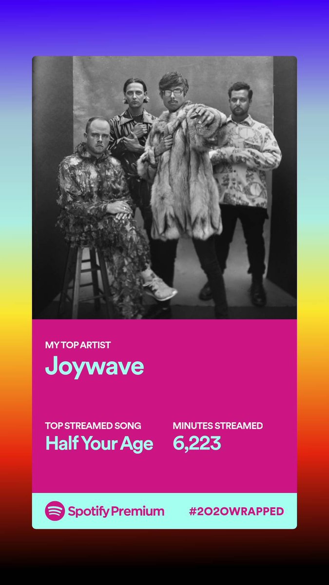 nikigator's tweet photo. @joywave made the top of my #SpotifyWrapped list this year 🚀 https://t.co/Y9z78G9WpH