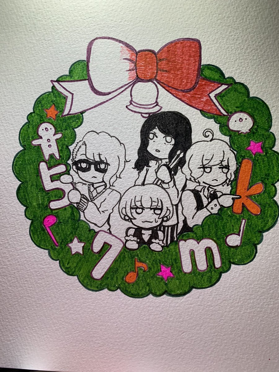 ame444kiri's tweet photo. 描き直したやつ。
塗り始めたけど赤のペンのインク無くなりました…
(仕事終わりに職場で探そう)

紙用マッキーペン優秀だなー

#57mk #57mkファンアート
＃ザクロ星人 もいるよ https://t.co/Jty4kXQiUx