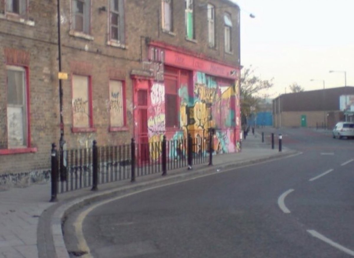 When this was home: Hackney Wick. Photos I took in the exact same spot ten years apart.Hepscott Road, 2009 and 2019