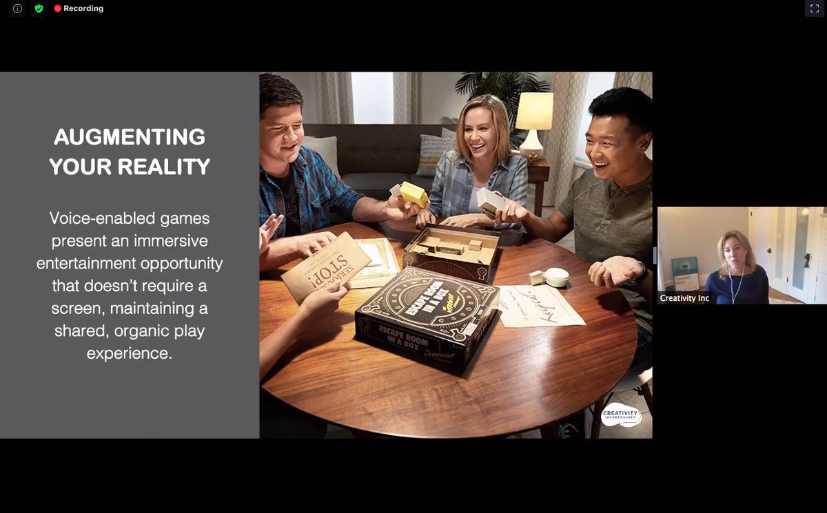 "It started with buttons, moved to online only, and now its moving into the physical space for a more friction-free experience.""Voice is augmenting your reality."