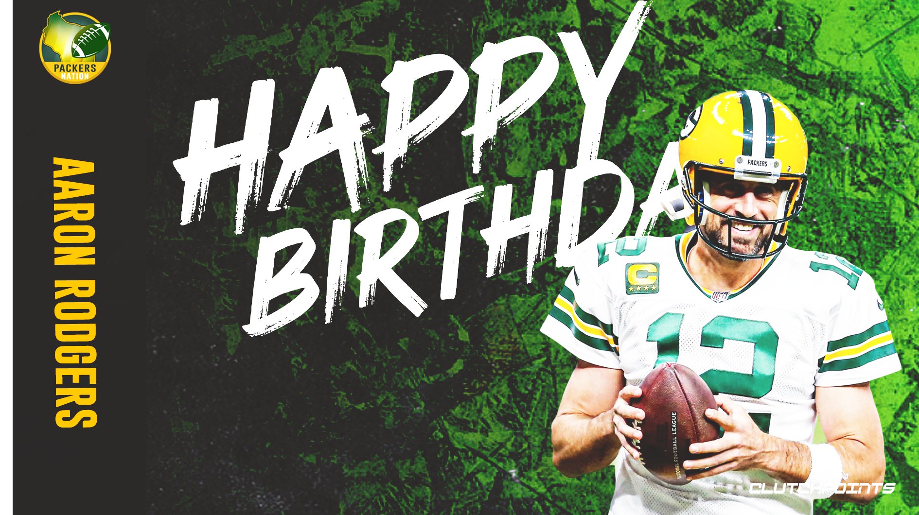Packers Nation, join us in wishing Super Bowl champ and 2x MVP Aaron Rodgers a happy 37th birthday! 